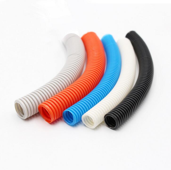 厂家直销塑力32 电工套管穿线软管 管件管材价格 塑料pvc波纹管 25米/卷