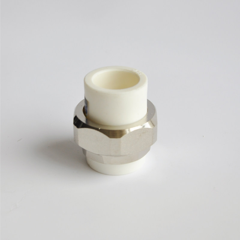 美尔固纤维增强阻光管件双承活接油拧家装ppr配件