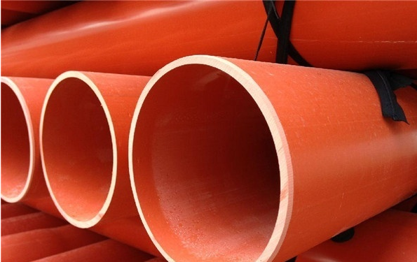 产地货源 cpvc电力管材 高压电力电缆管 橘红色耐高温cpvc 电力管
